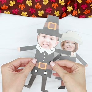 🤎 Photo Pilgrim Craft ✂️ Get the template on the blog | Simple Everyday Mom