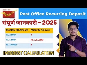 Post Office Recurring Deposit Interest Rates 2025 | Post Office Recurring Deposit Scheme