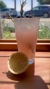 It’s the perfect day to cool off with a Harbor Beach Lemonade paired with a view of the Harbor Beach… ☀️🌊🫐🍋 | York Harbor Inn, Maine
