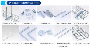 [Hot Item] Basket Cable Tray Stainless Steel Wire Mesh Tray Cable Tray Ladder