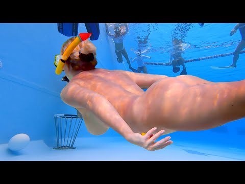 NO RULES UNDERWATER RUGBY! 😲 Craziest Woman Game - 4K LIVE 🔥