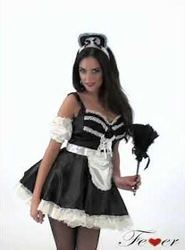 31212 Fever Flirty French Maid Costume Video