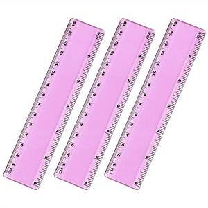 [Hot Item] Measuring Tool 6 Inch 15 Cm Ruler Color Plastic Ruler Straight Ruler