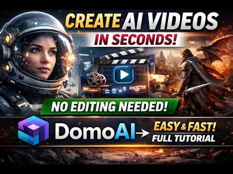 Make Cinematic AI Videos Easily with DomoAI | Step-by-Step Guide