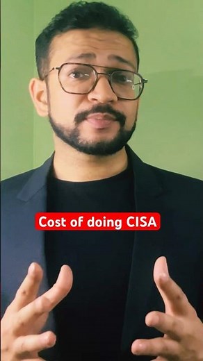 Cost of doing CISA course #cisaexam #cisa