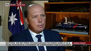 Immigration minister Peter Dutton: Those under 16 years and over 60 years won't need to be competent in the English language. MORE http://bit.ly/2pDnrUQ | Sky News Australia