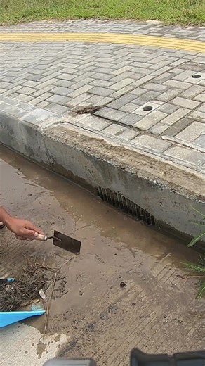 Clean Culvert Drain Rain Water #drain #cliam #shortsvideos | A. Datess