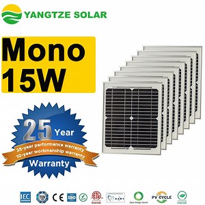 [Hot Item] TUV/CE/ISO Certificated 12V 15W Mono Solar Panel
