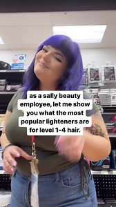Top-selling lighteners for dark hair. @colleennnbrown favorite is the Blond Brilliance paired with the ion Sensitive Scalp 20 Volume 📹: colleennnbrown #hairbleach #blondehair #productrecommendations | Sally Beauty