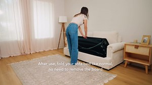 Meliusly Permanently Installed Sleeper Sofa Support Board (Twin Size - Patent Pending) Reinforced Wood Sofa Bed Support, Pull Out Couch Mattress Board, Sleeper Bar Shield, SleeperSaver