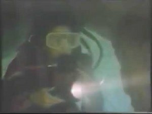 Female Scuba Diver attacked inside cave