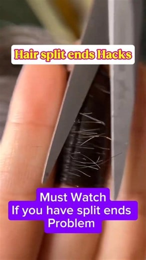 Hair Split ends Hacks! #reelsviralシ #hacks #life #foryouシ | Rony Rano