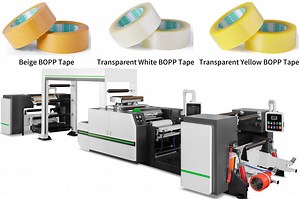 [Hot Item] High Speed High Quality Linerless Transparent White/Yellow/Beige BOPP Film Seal Tape Without Bubbles Hot Melt Pressure Sensitive Self Adhesive Coating Machine