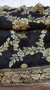 5.9K views · 327 reactions | Sold Georgette Khadi katan saree all over saree gorgeous Zari work Price 6800 | DREAM HOME COLLECTION | Facebook