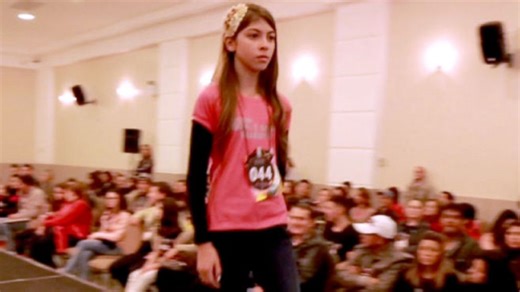 Video Behind the Scenes at a South Brazil Model Boot Camp for Kids
