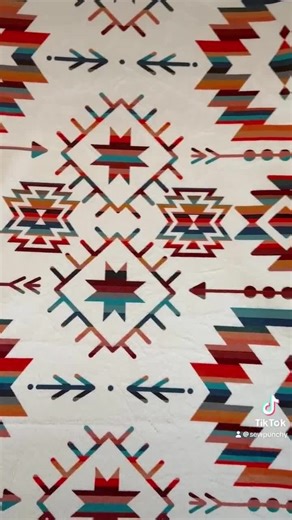 Aztec Arrow Blanket / Boho Southwest Inspired Throw, Minky, Turquoise Blanket, Arrows Kilim Decor, Boho Baby Shower Gift, Aztec Cowgirl - Etsy