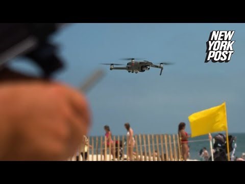 Dozens of shark-monitoring drones sent to NY beaches after 5 recent attacks