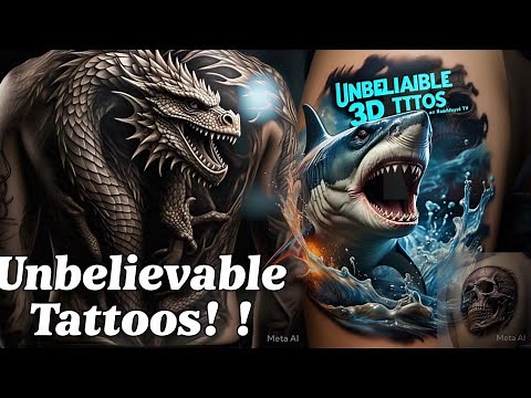 Best Hyper Realistic Tattoos – Mind-Blowing 3D Tattoo Art on Skin