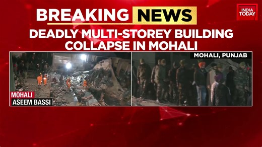 Deadly multi-storey building collapse in Mohali; Army, NDRF carry out rescue operation in full swing #ITVideo | India Today