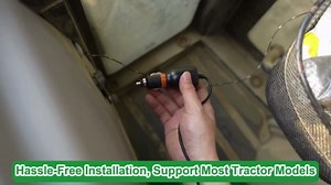 Tractor GPS Navigator for Precision Farming, GNSS Agricultural Farming Navigator with 9" Touch Screen Suitable for Spraying Plowing and Sowing Farmland Activities Automatic Positioning