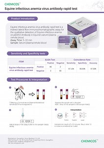 [Hot Item] Equine Infectious Anemia Virus Antibody Rapid Test Eiav Ab