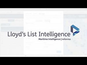 Lloyd's List Intelligence: Geo-spatial search tools