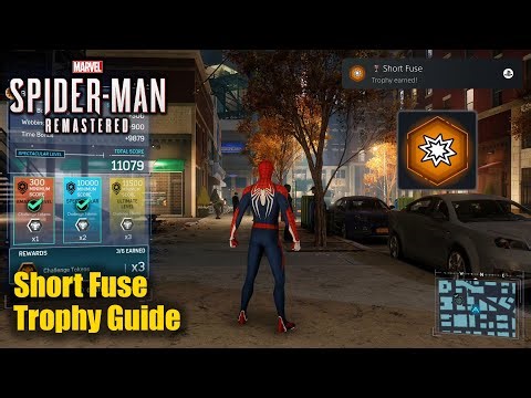 Marvel's Spider-Man PS5 • Short Fuse Trophy Guide (Get Spectacular or better in a Taskmaster Bomb)