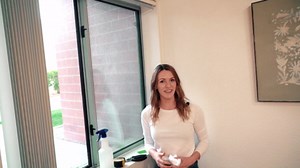 Autotech Park Precut Pattern Texture Octagon Window Film Shade, Self Adhesive Static Cling, 18 inches Diameter