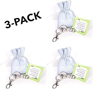 3-Pack key2Bme BFF Key - Best Friend Heart Keychain & Inspirational Quote - The Cute Cool Fun Unique Small Gift Under $10 for Giving Kids Teen Girls Women Sister Bridesmaid Bestie her Love BAE Babe