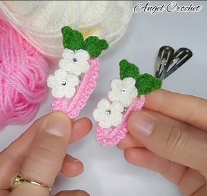 8.2K views · 574 reactions | Amazing beautiful crochet hair pin patterns for girls殺 #Angel_crochet_the_best #crochetersofinstagram #crochetamigurumi #crochetpattern #crochetaddict #crochetlover #crocheting #crocheted #crochet | Angel crochet | Facebook