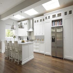 [Hot Item] Modern Style Gray Ash Solid Wood Kitchen Cabinet Design Rta Grey Shaker Plywood Kitchen Cabinets
