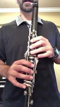 Clarinet 2 Octave Chromatic Fingerings