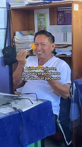 Primero el diente, después el pendiente y al último el paciente