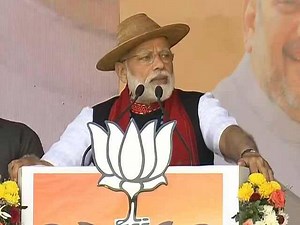 88K views · 129 shares | Prime Minister Narendra Modi today blasted the Congress manifesto for the national election, calling it as "dishonest" and full of lies as the party's leadership. "It is not a ghoshnapatra (manifesto) but a dhakosla-patra (hypocritical document)," PM Modi said, campaigning in Arunachal Pradesh. | NDTV | Facebook