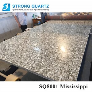 [Hot Item] Premium Eco-Friendly Custom Carrara Design Quartz Stone Slabs Large Countertop Vanity Surfaces