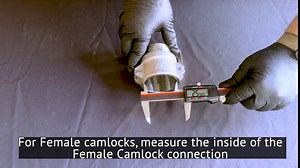 1" x 1" Aluminum Camlock Fitting - Hose Coupler - Type A Male Cam Lock Hose Adapter - Female Threaded NPT Cam & Groove