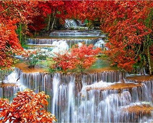Waterfall landscape