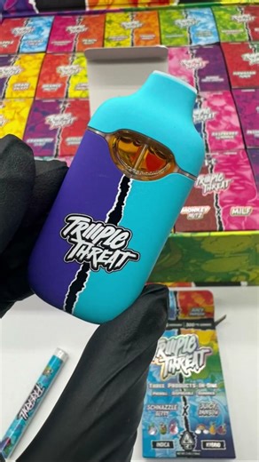 TRIIIO TRIIIPLE THREAT 2G Disposable Review | Best 2-Gram Vape of 2025? Flavor. #shortvideo #shorts