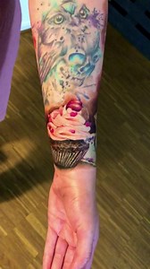 2.9K views · 141 reactions | Trishi - Fuchs & Cupcake - Custom Work | Wildfang Tattoo | Facebook