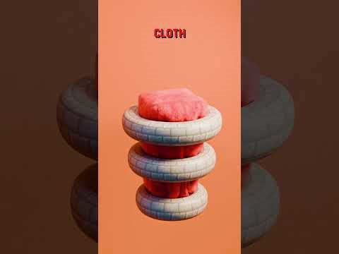 Minecraft satisfying cloth, softness and fluid simulation!