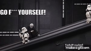 Robot Chicken | Emperor Escalator | Adult Swim UK 🇬🇧 on Make a GIF
