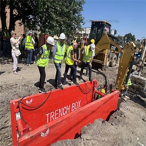 [Hot Item] Factory Customized Adjustable Trench Shields Shoring Box Popular for Road Excavation