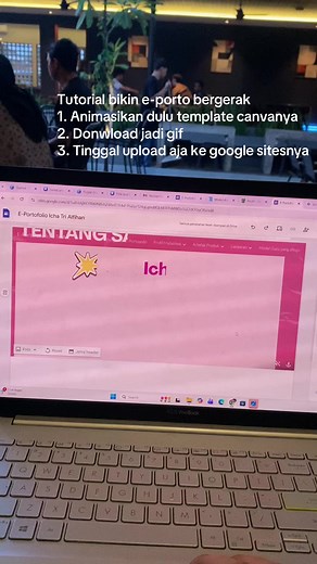 Cara Membuat E-Portofolio Bergerak untuk PPG: Tutorial GIF ke Google Sites