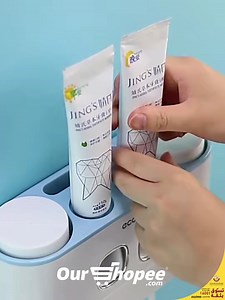 Wekity Toothbrush Holder Multifunctional Wall Mounted Space Saving...