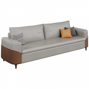 [Hot Item] Latest Design Leather Sofa for Company Reception Area Boss Manager Office Sofa