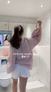 430K views · 6.1K reactions | body care routine asmr 淪_♀️懶 using; @ELEMIS body brush @the OUAI st barts body cleanser @L’Occitane almond shower scrub @LA MER body cream Johnsons baby oil @Dior rose sorbet body gel @Sol de Janeiro perf #skincare #reelsvideo #vlog #fouryou #london #isthebest #fyp | Olafflee | Facebook