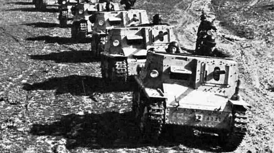 Undersized tank that carried Italian Army on its back