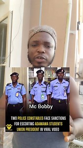 23 shares · 3 comments | 2 Police Men Escort Adamawa Student Union President | Mc Bobby | Facebook
