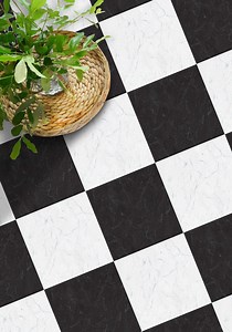 Black & White Checkered Marble Texture Tile Stickers | Antiskid Floor Tile Stickers | Peel and Stick Kitchen, Bathroom, Wall Tile Decals - Etsy UK