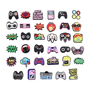 [Hot Item] Croc PVC Shoe Decoration Charms Cute Cartoon Game Consoles Charms for Shoes